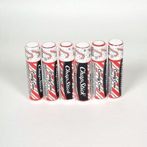 6 Pack ChapStick Candy Cane‎ Lip Balm 0.15oz Limited Edition Brand New Sealed
